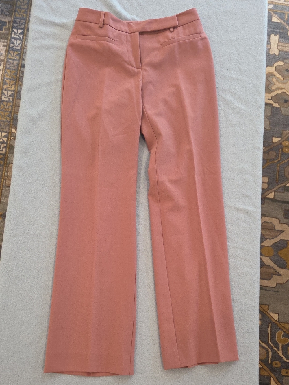 Trina Turk Women's Salmon Pink Straight-Leg Trousers (2)